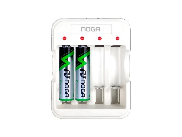 &u+ CARGADOR PILA AA Y AAA NOGA NG-5200